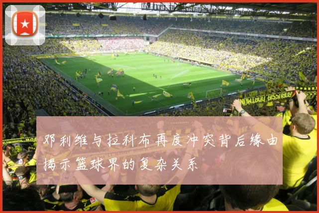 邓利维与拉科布再度冲突背后缘由揭示篮球界的复杂关系